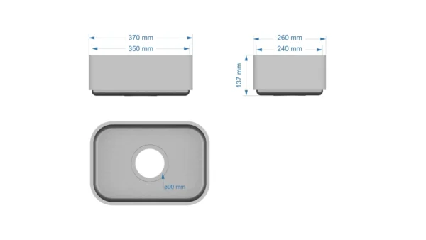 SARANA-809-R60-Dimensions